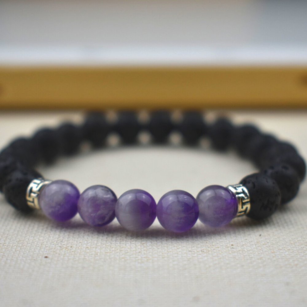 3/$15 - Essential Oil Bracelet – Amethyst